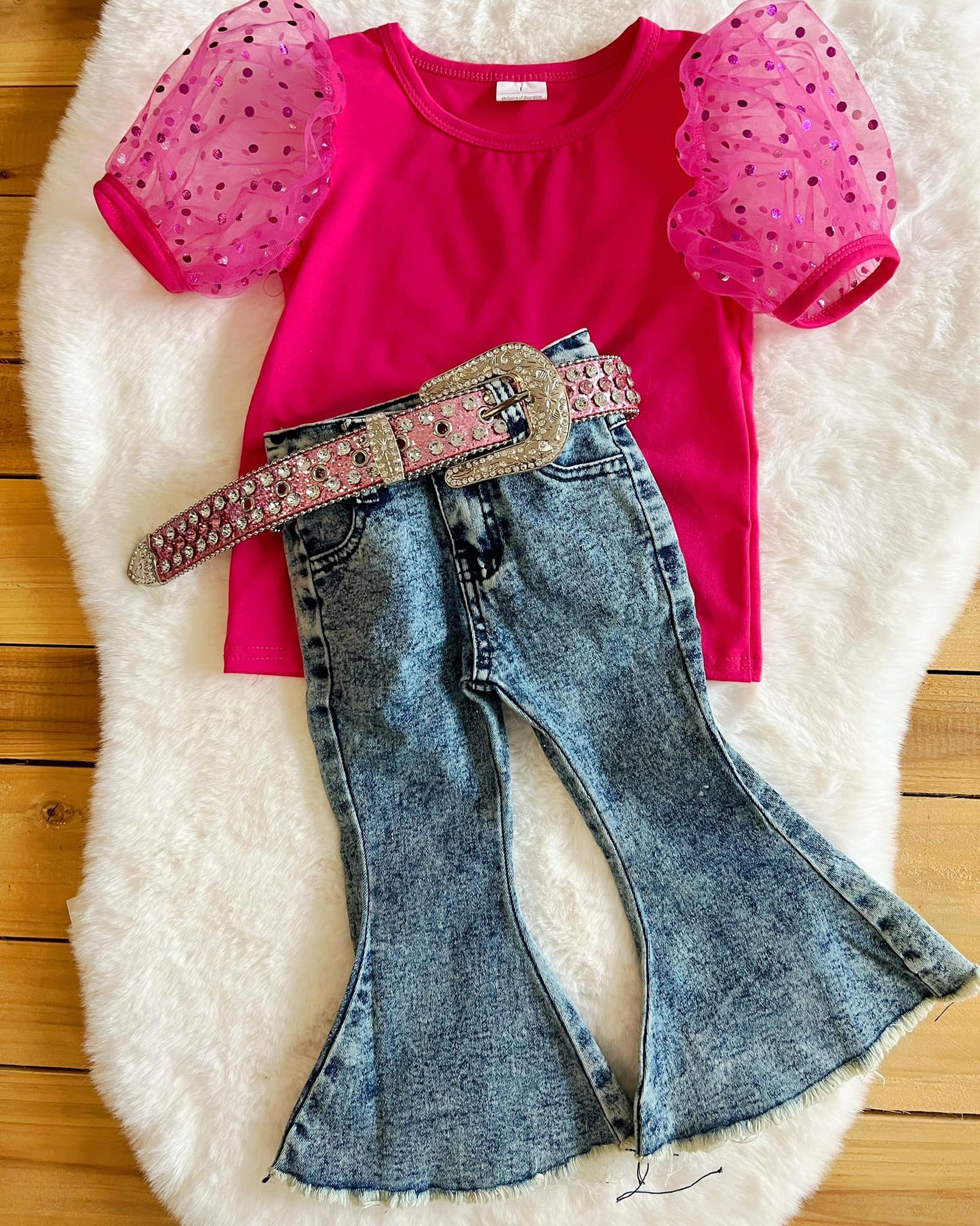 Pink Puff Sleeve shirt