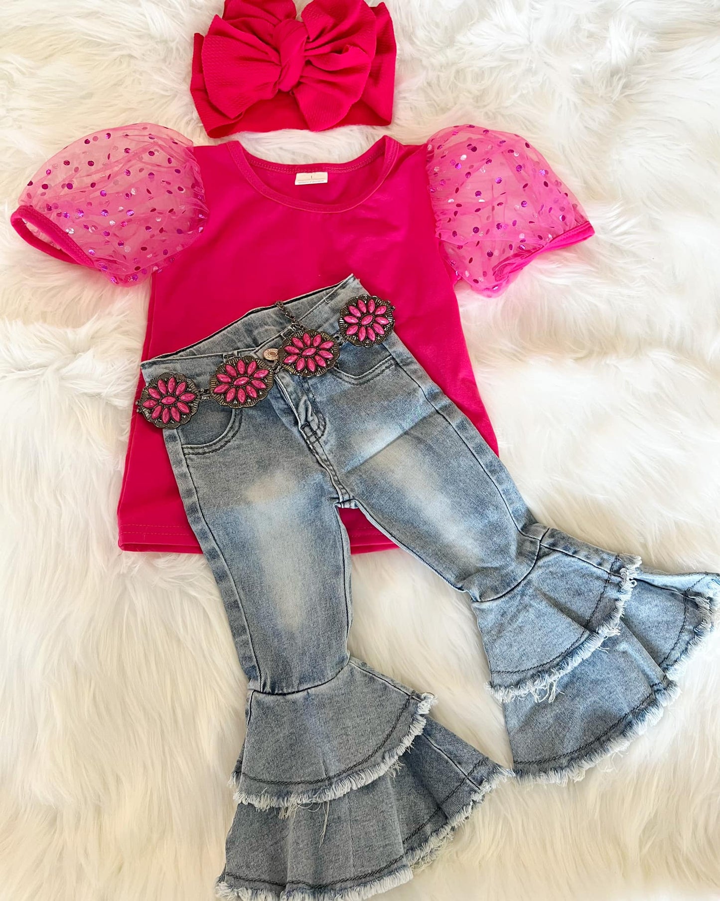 Pink Puff Sleeve shirt