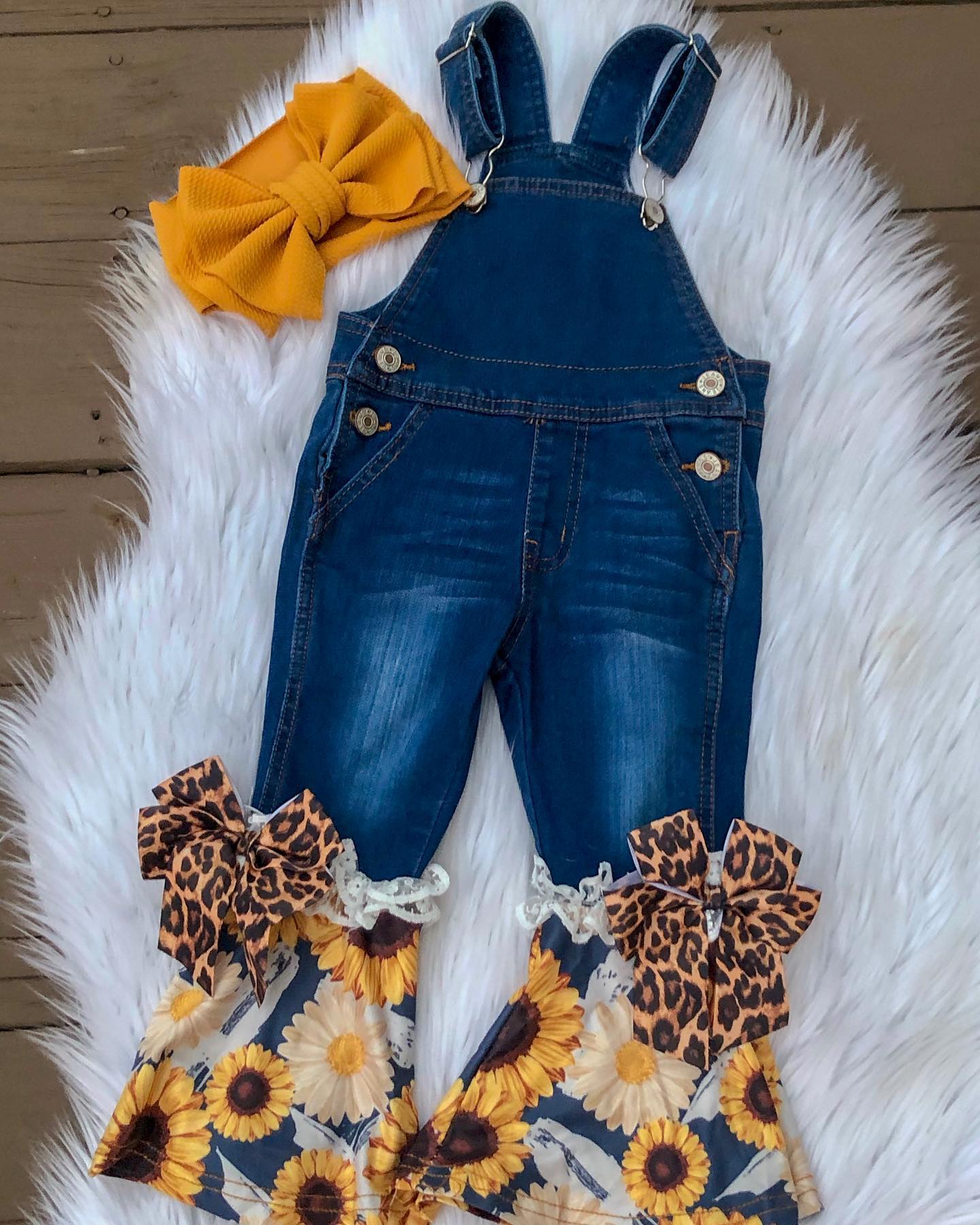 Sunflower Overalls