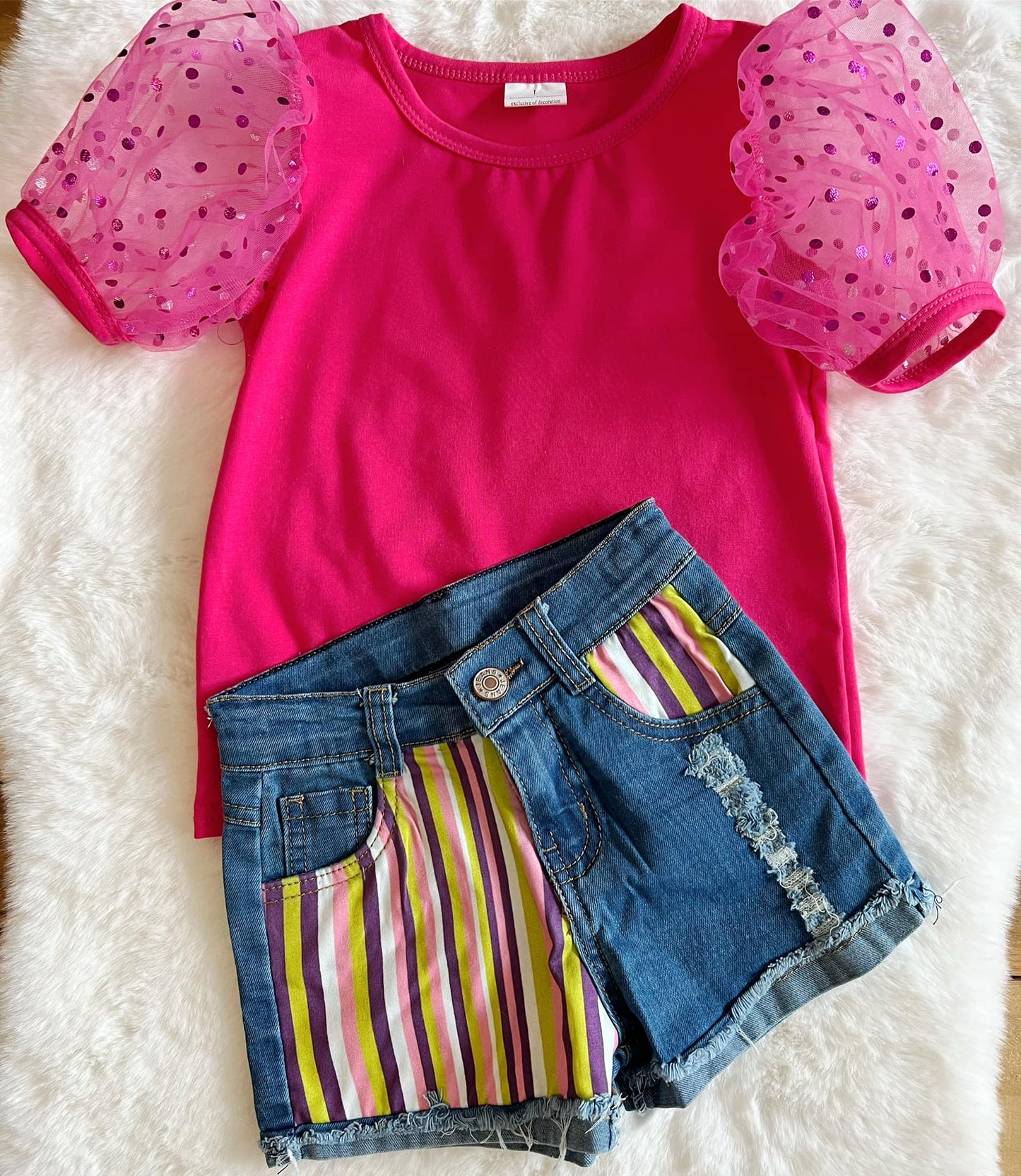 Pink Puff Sleeve shirt