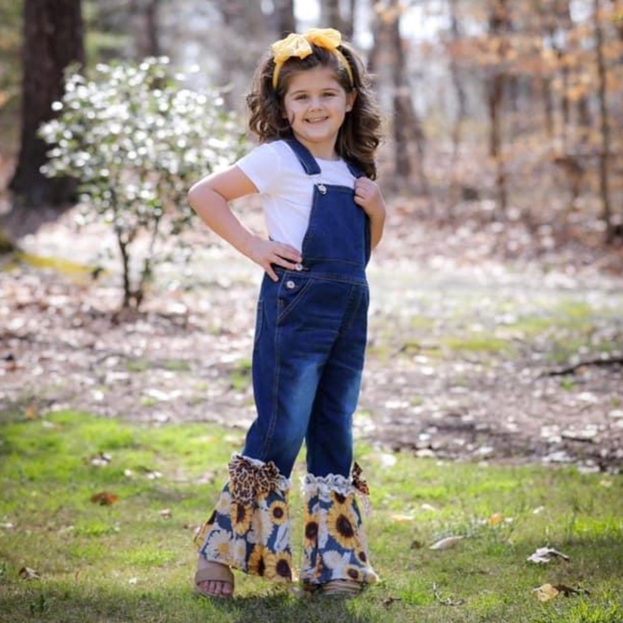 Sunflower Overalls