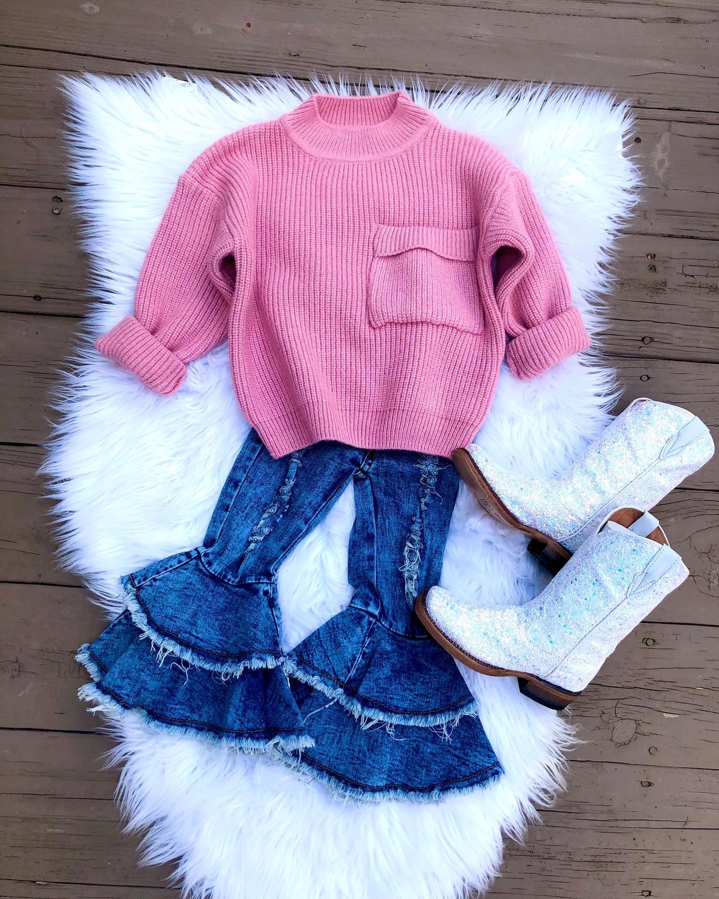 Pink oversized sweater