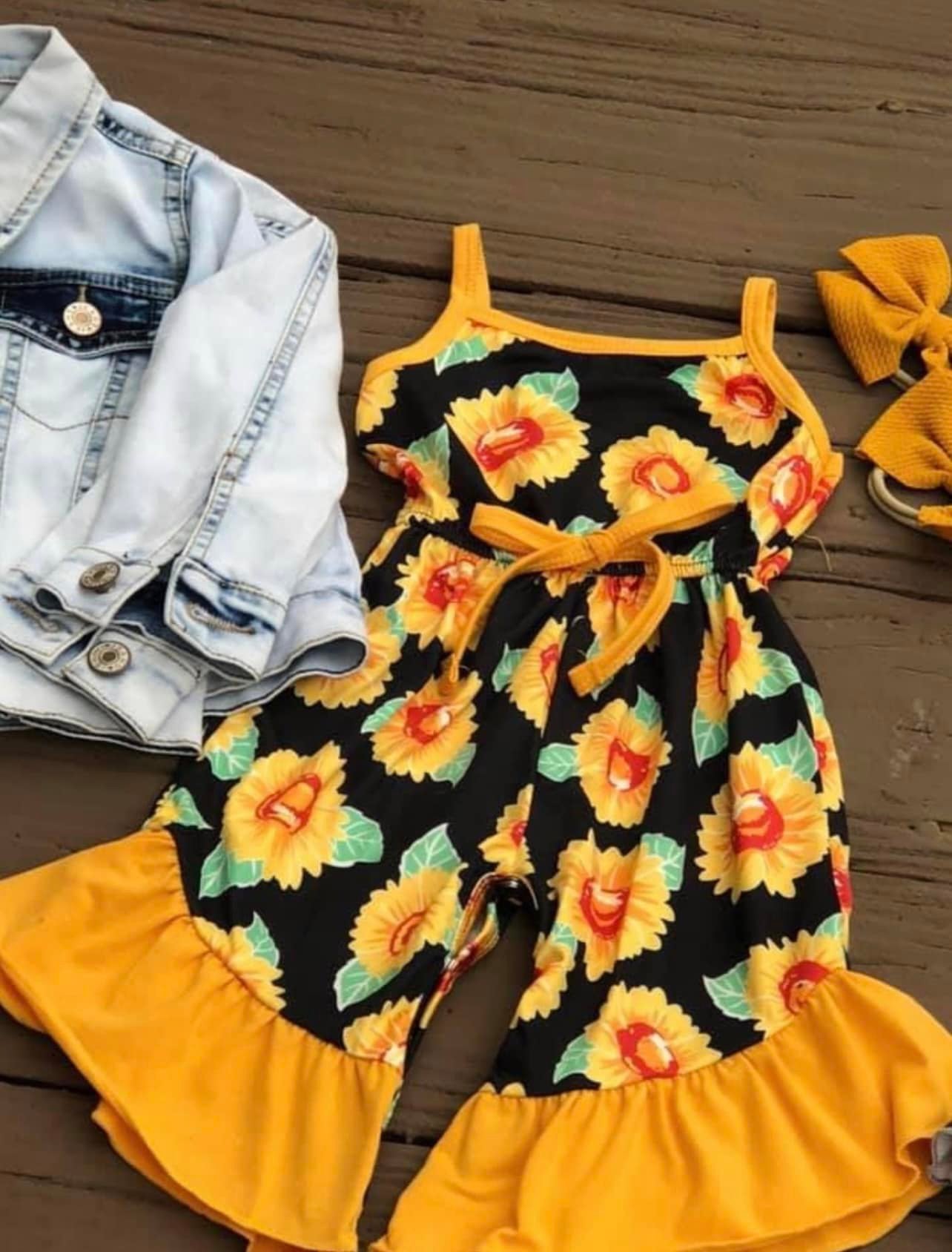 Sunflower Romper