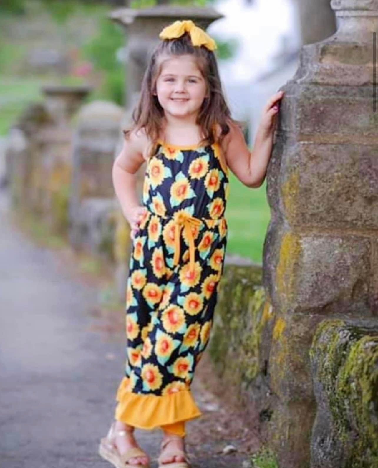Sunflower Romper