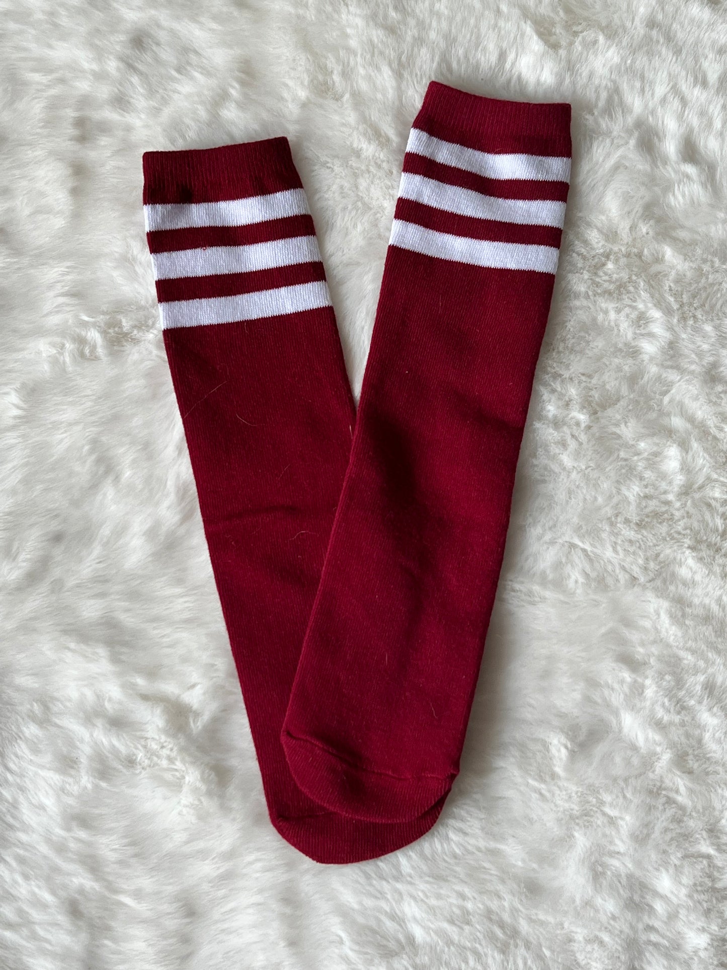 Vintage Tube Socks with stripes