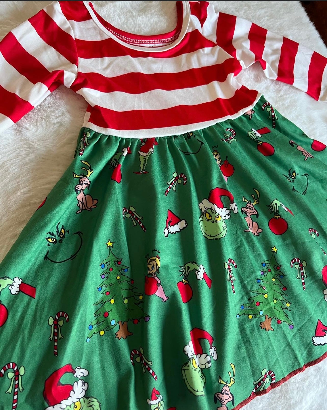 Christmas Stripe Dress