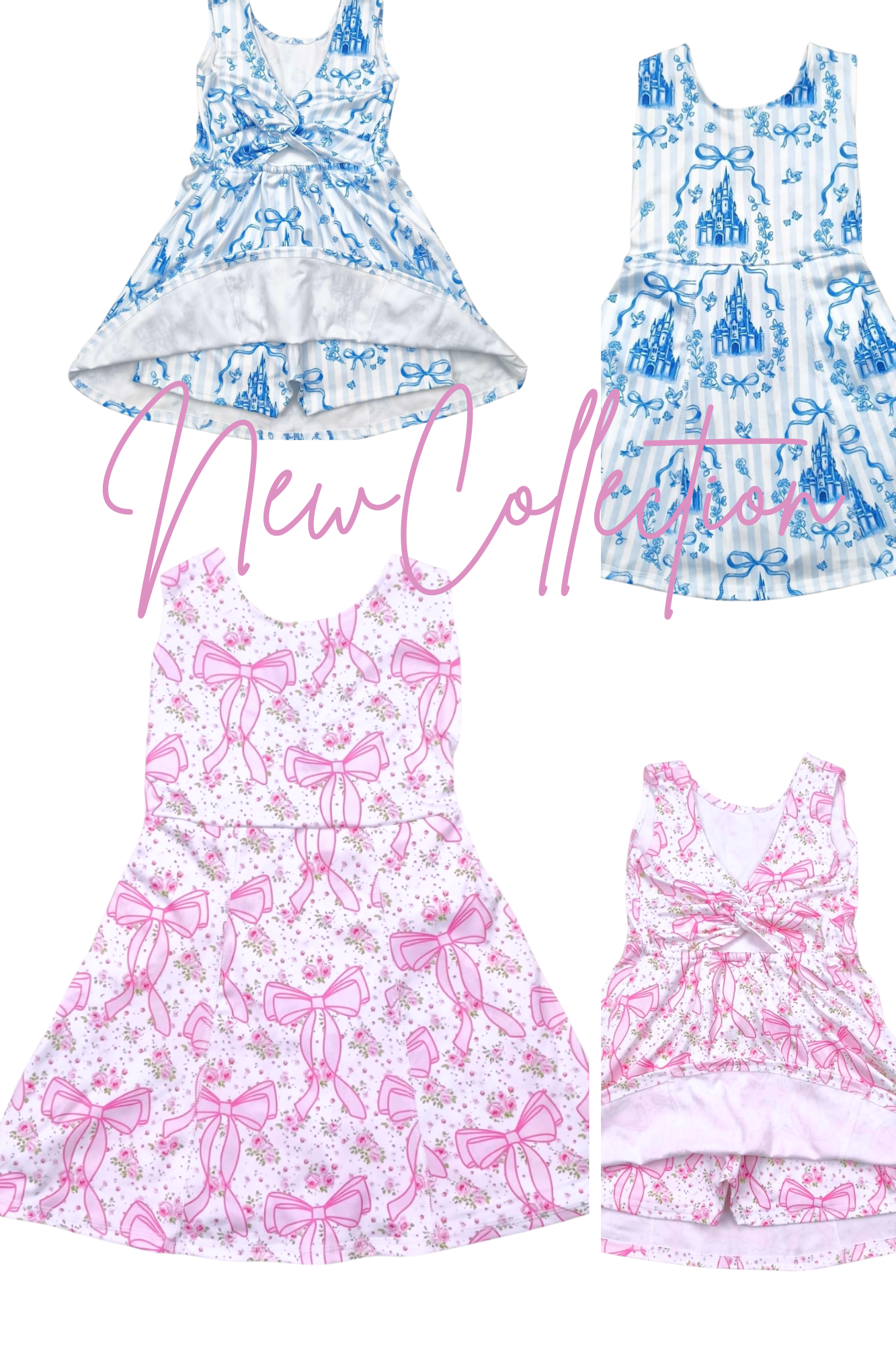 Blue Castle Dress (1-15 days to ship item)