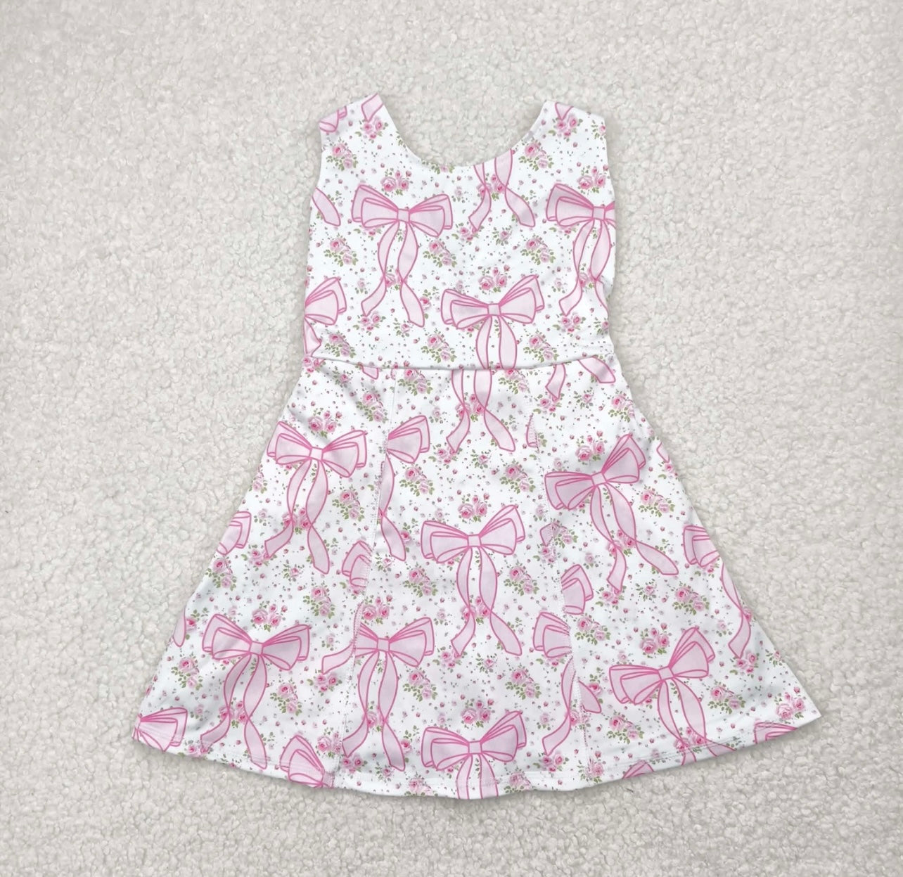 Pink Bow Dress (1-15 days to ship item)