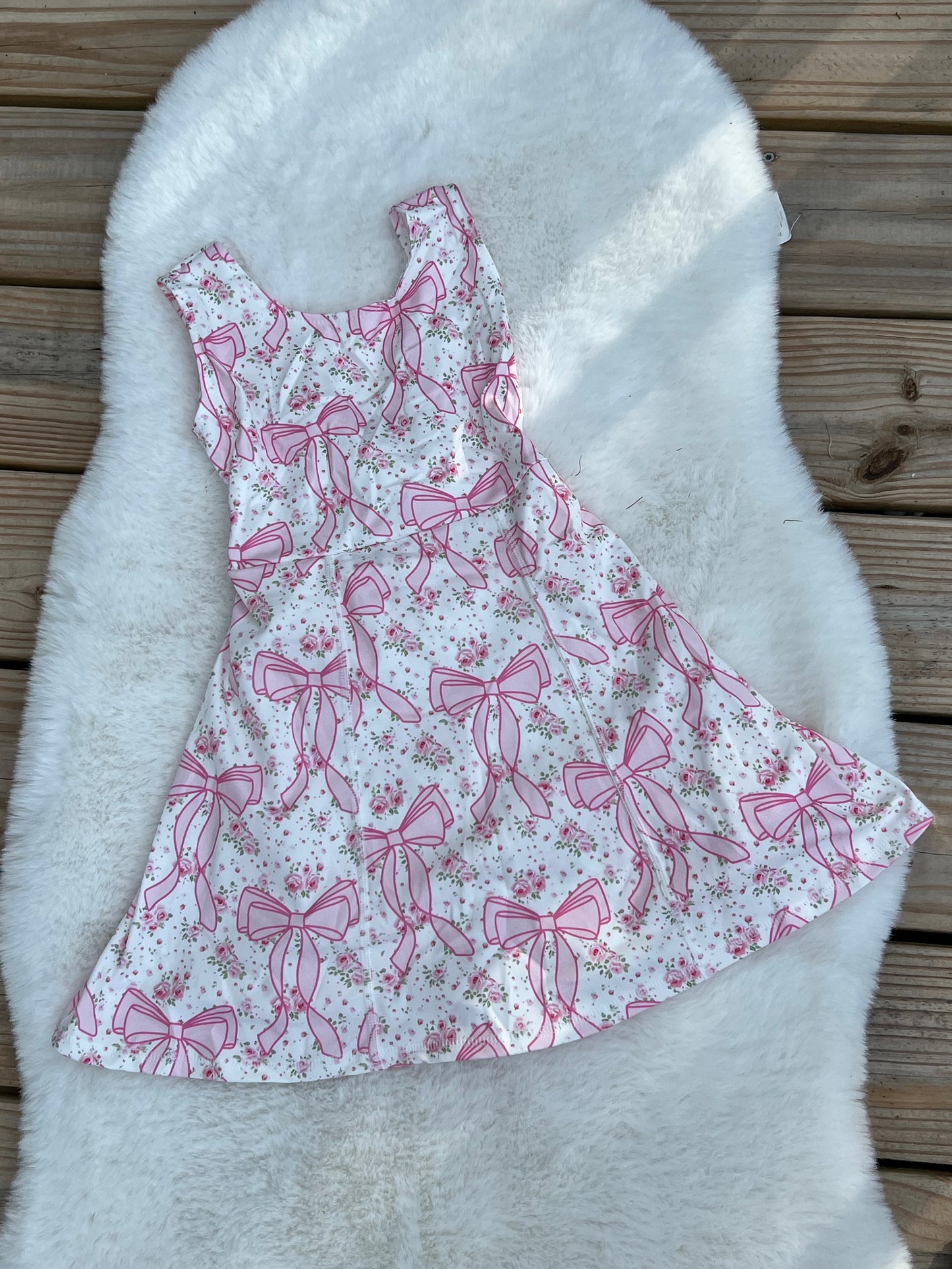 Pink Bow Dress (1-15 days to ship item)