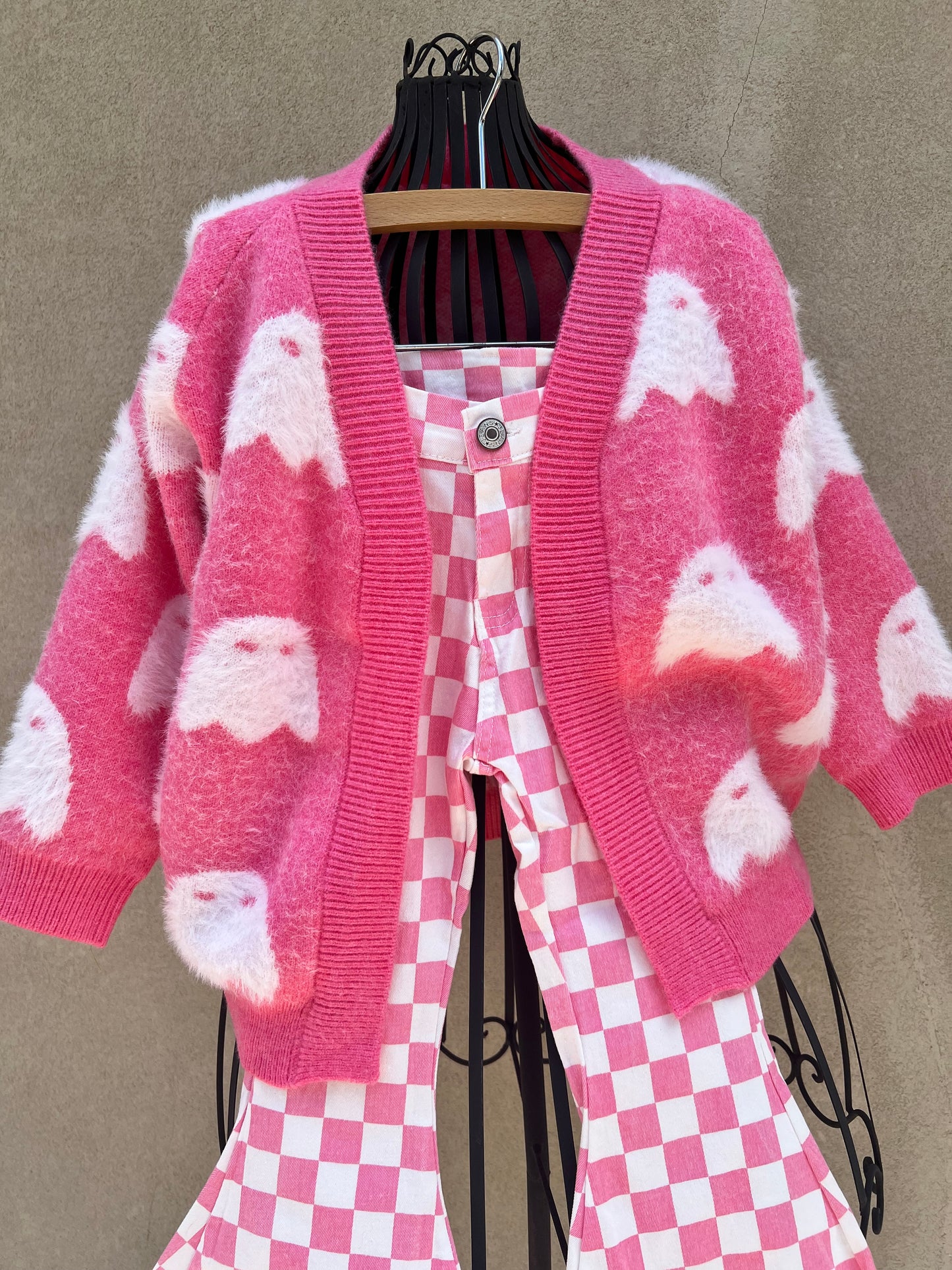 Pink Ghost Sweater