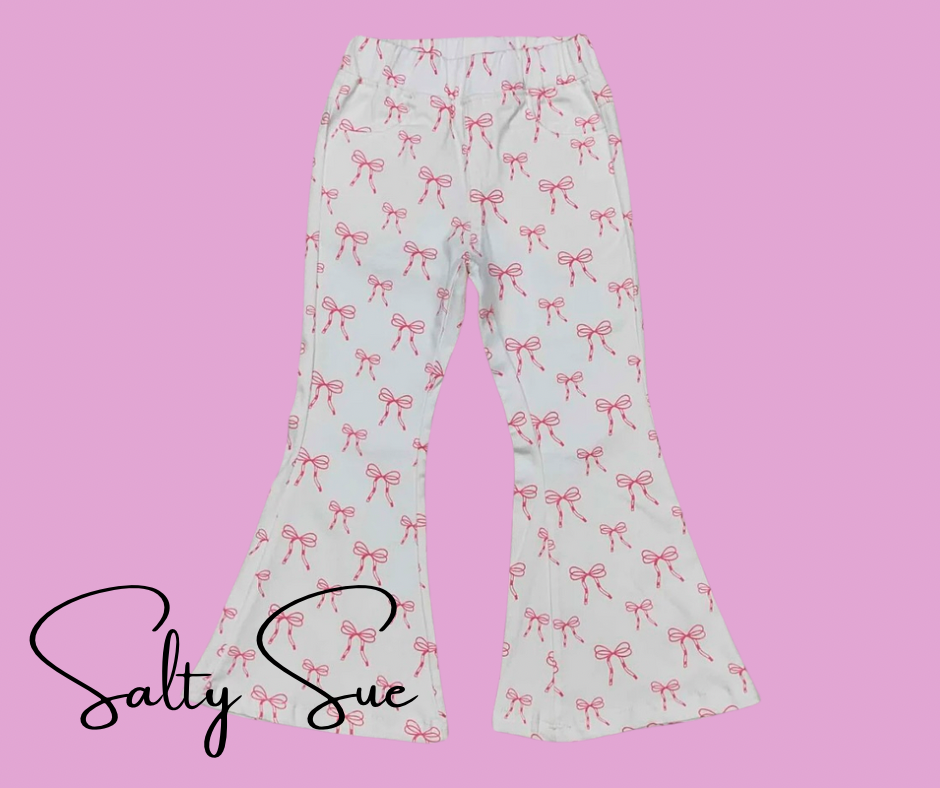 Bow Flare Jeans