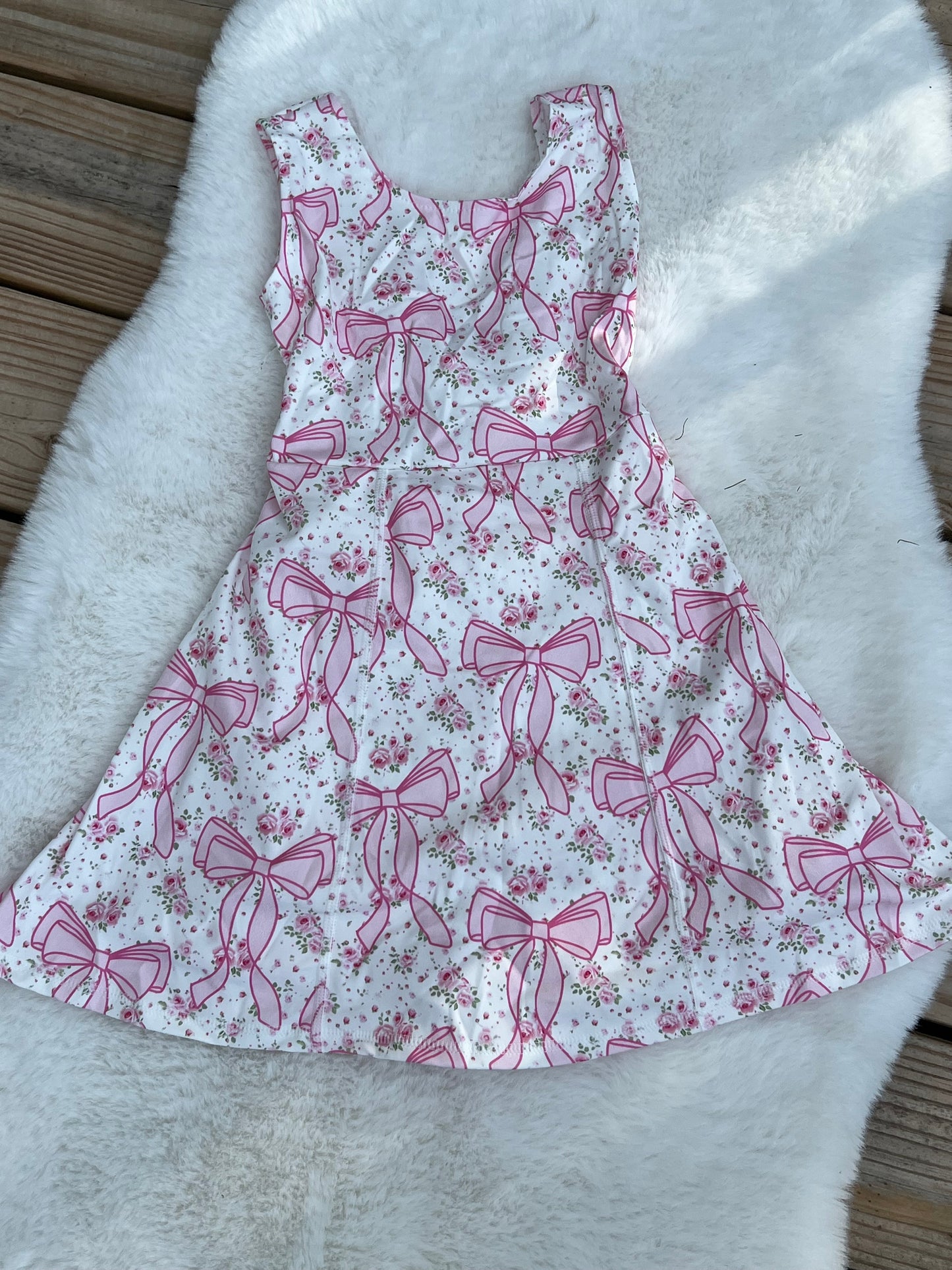 Pink Bow Dress (1-15 days to ship item)