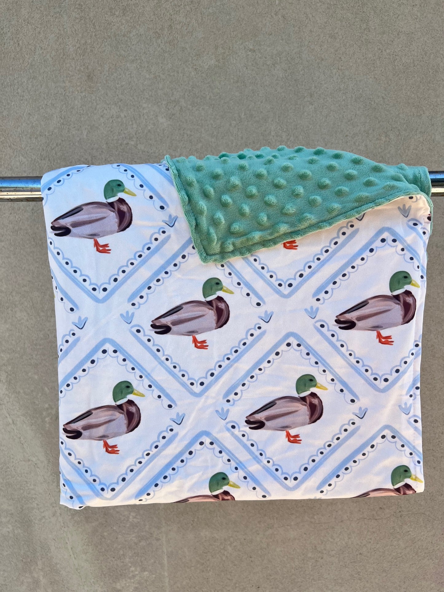 Duck Minky Blanket