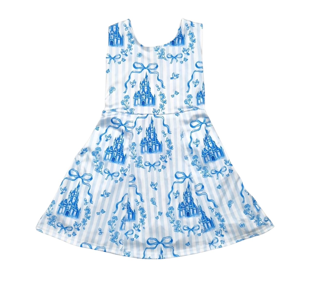 Blue Castle Dress (1-15 days to ship item)
