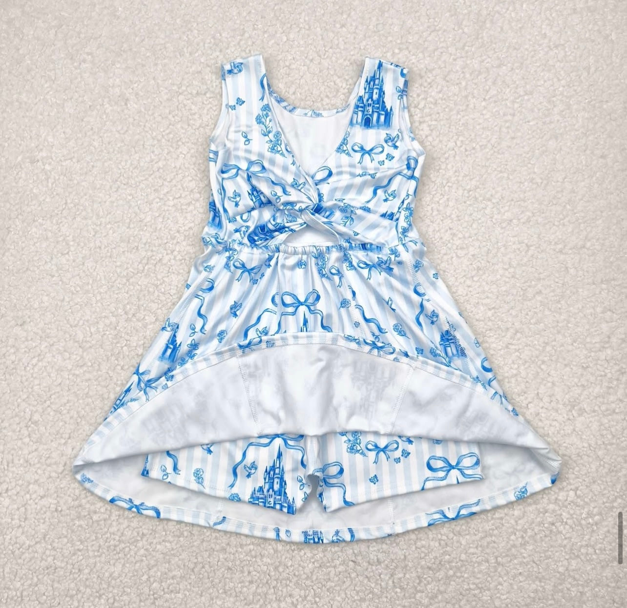 Blue Castle Dress (1-15 days to ship item)