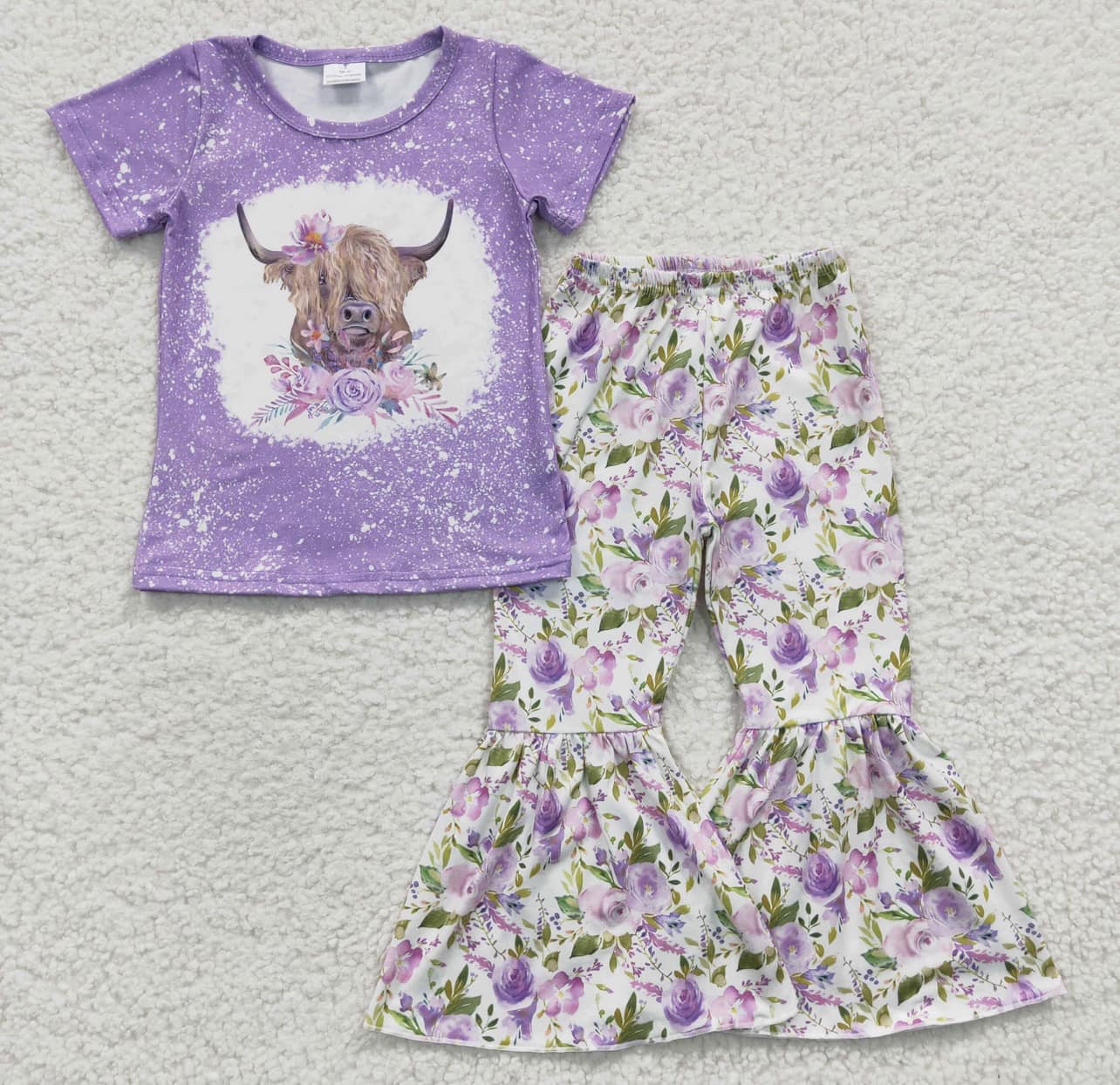 Lavander Cow Set