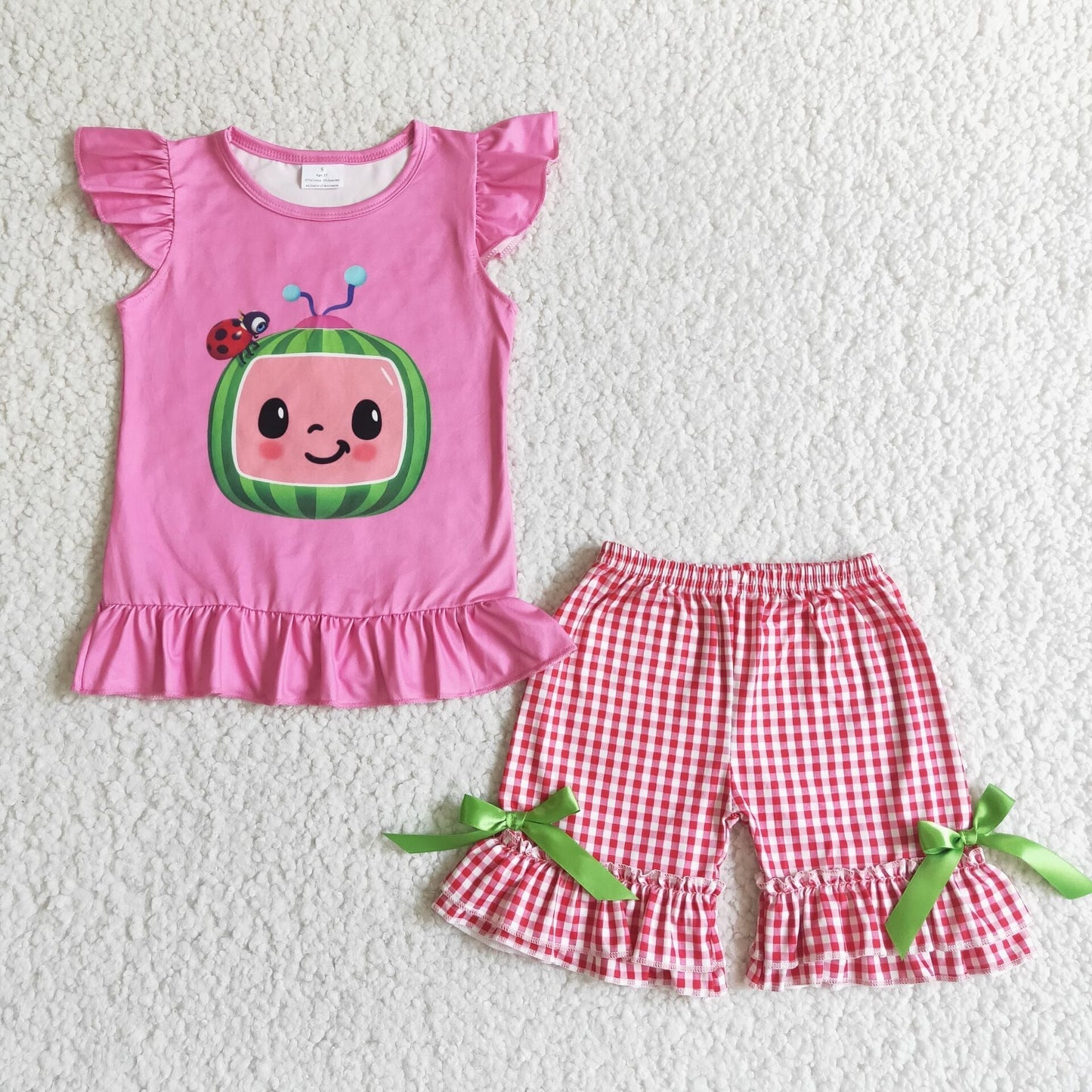 Pink Melon Shorts Outfit