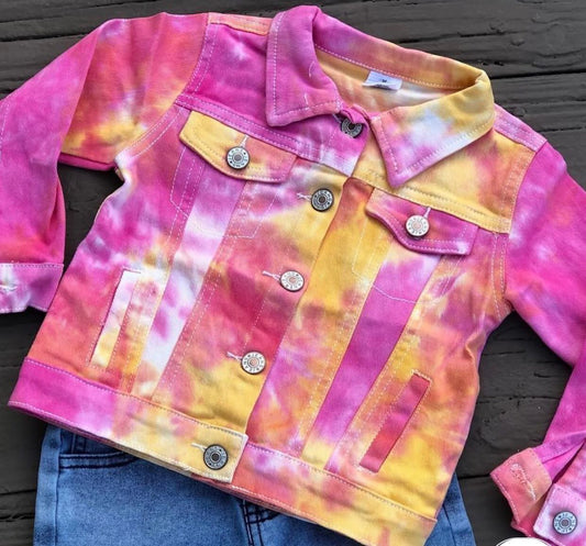 Pink Peach Jean Jacket