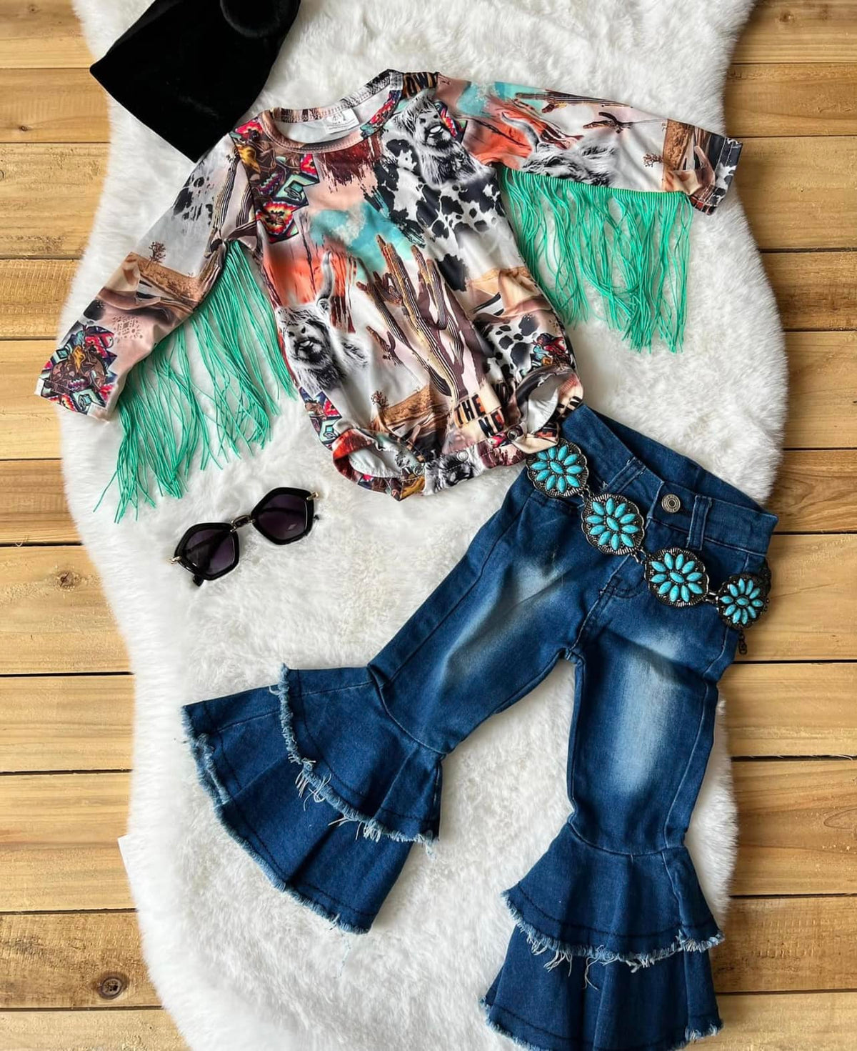 Double Ruffle Jeans Double Ruffle jeans – Salty Sue