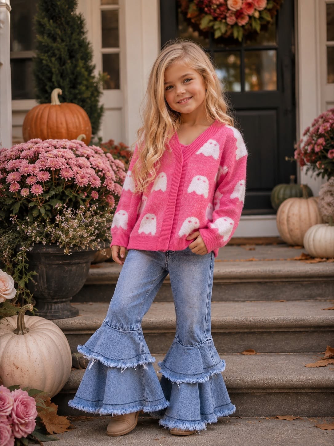Pink Ghost Sweater