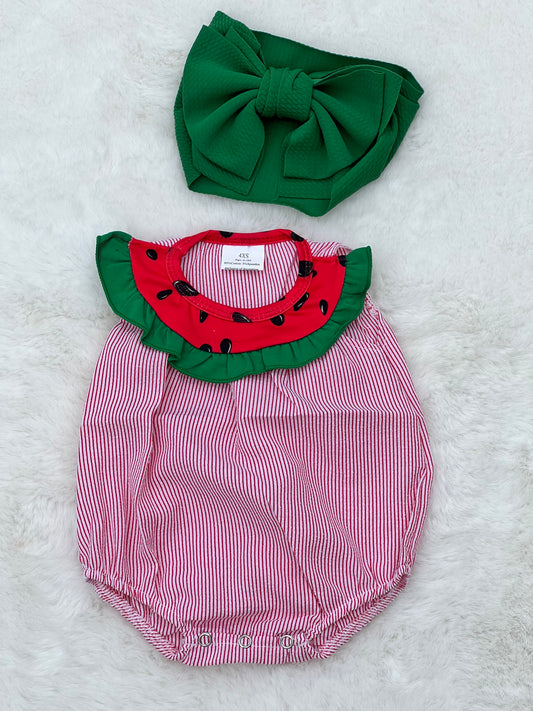 Watermelon Rhine Romper