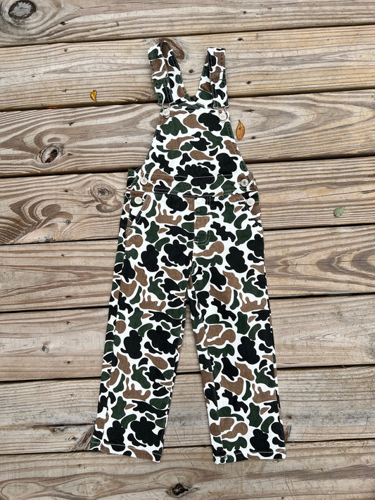 Camo Jean Overalls Grey Camo