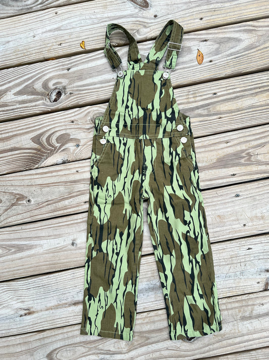 Camo Jean Overalls Green
