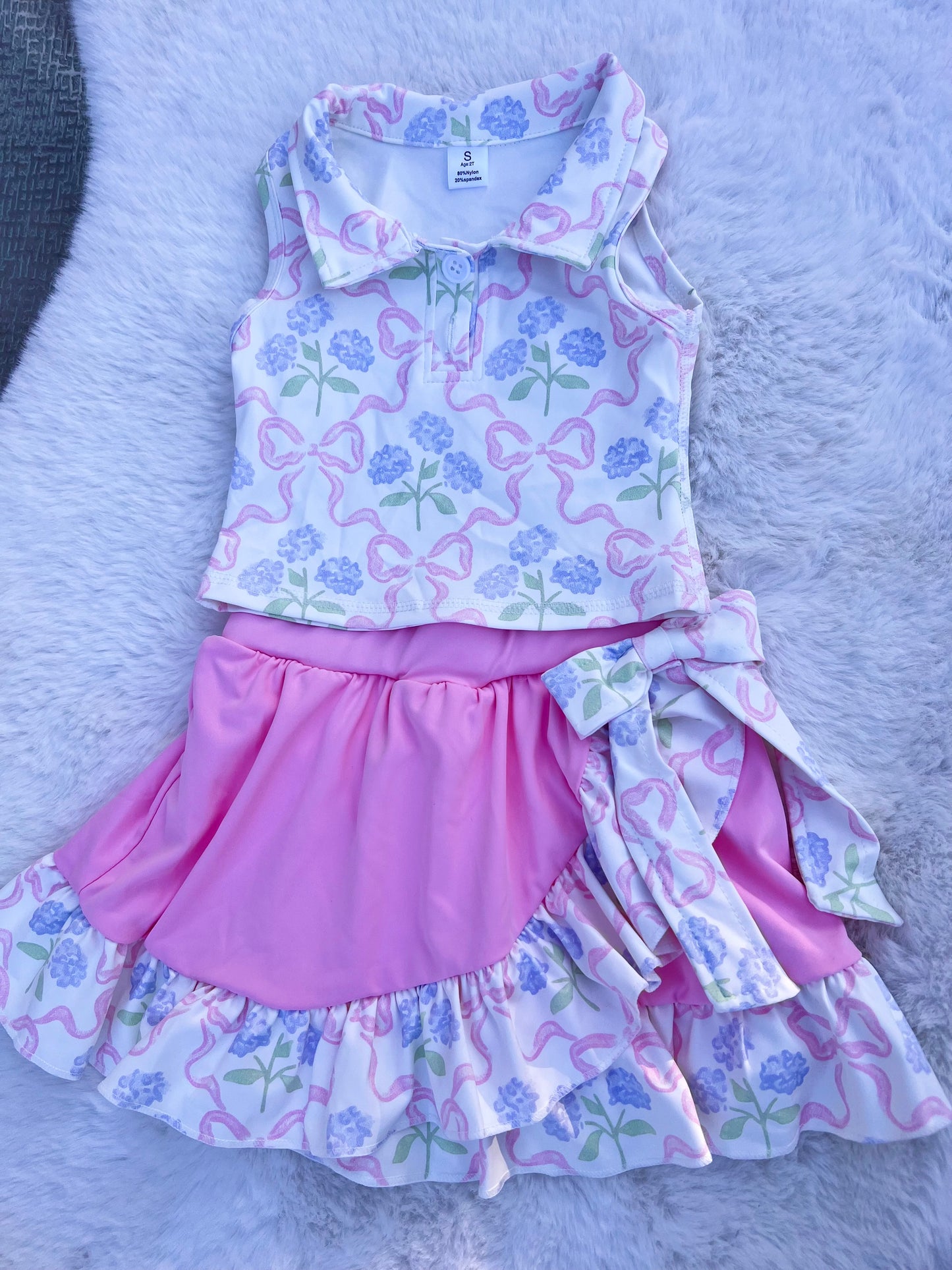 Polly Hydrangea  Bows Ruffles and Bows