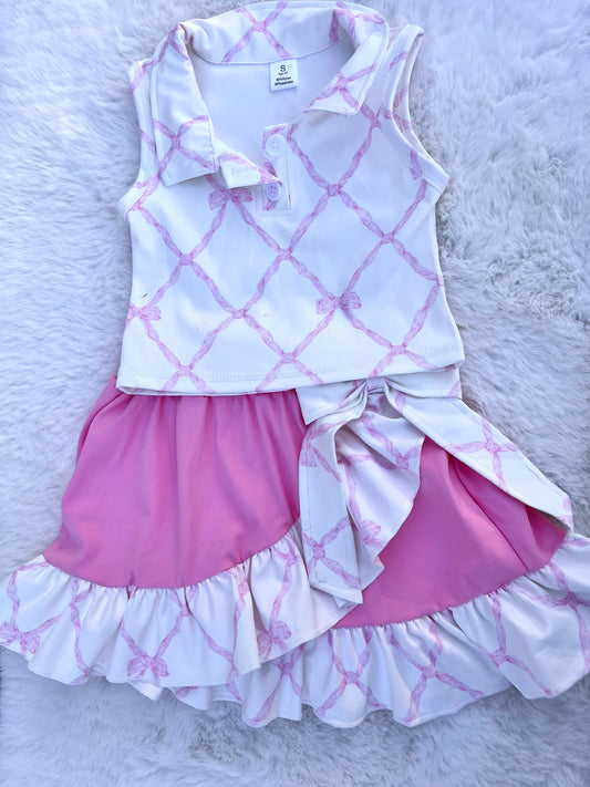 Josey Pink Bows Ruffles and Bows