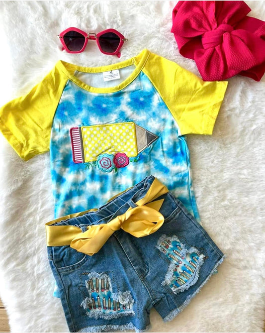 Pencil Shorts Set
