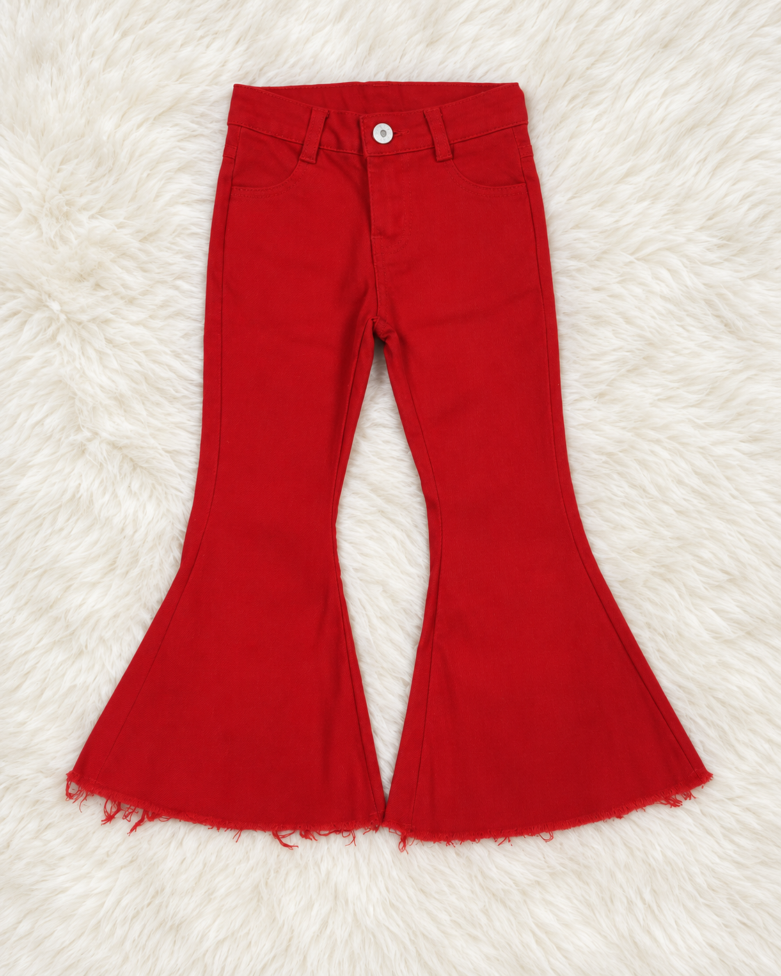 Red Flare Jeans