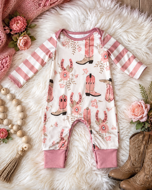 Western Boots Romper