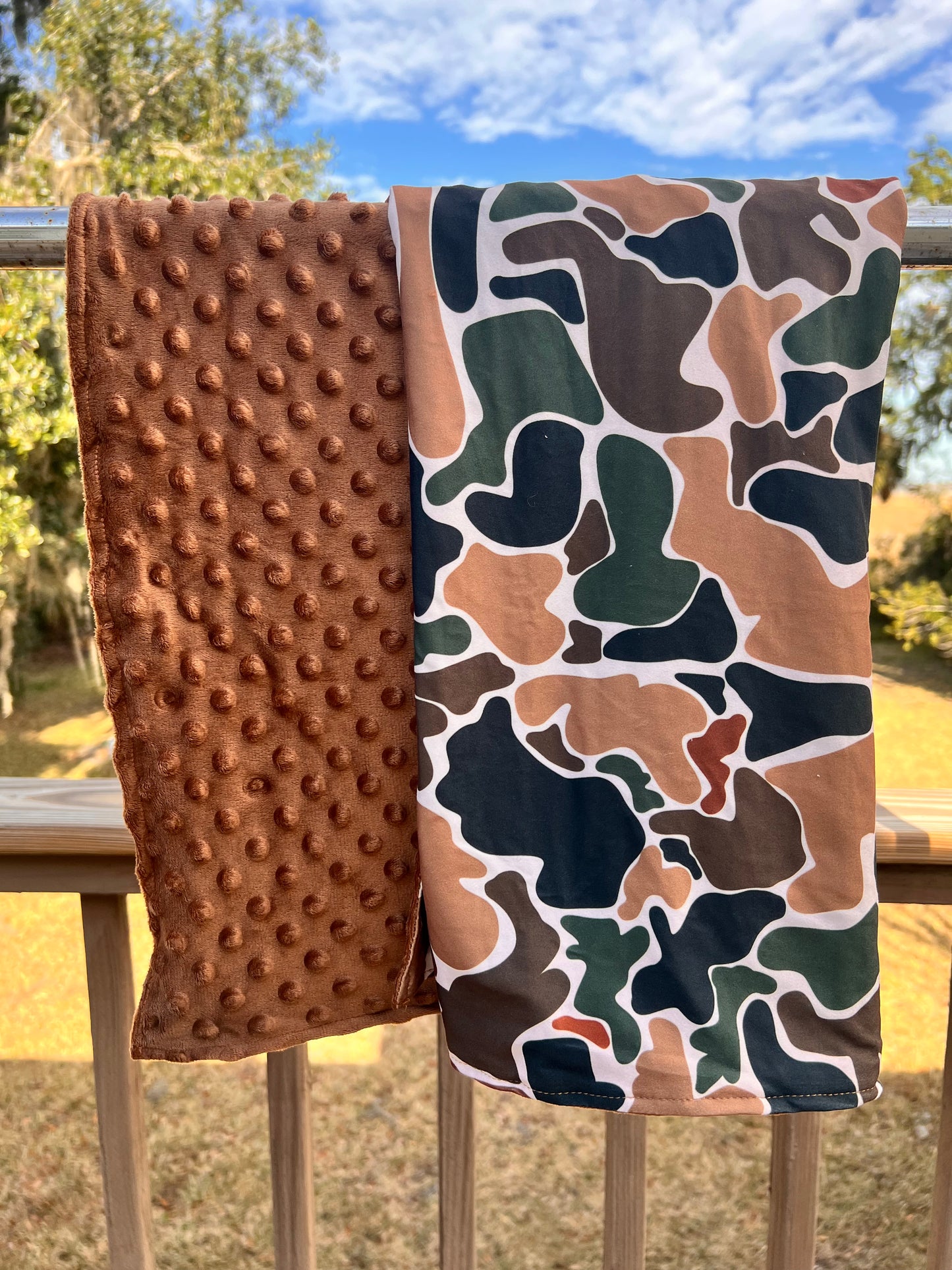 Timber Pine Minky Blanket