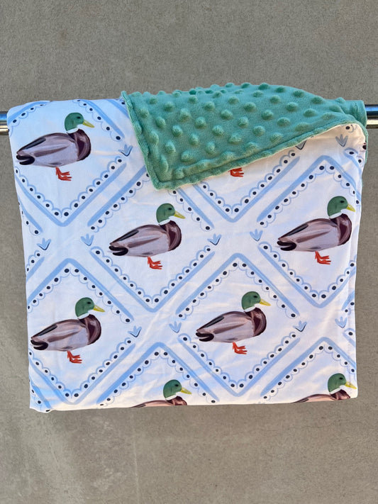 Duck Minky Blanket