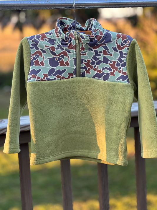 Camo Green Pullover
