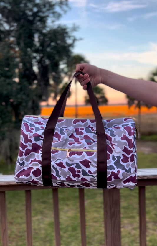 2 Woods Camo Duffle Bag