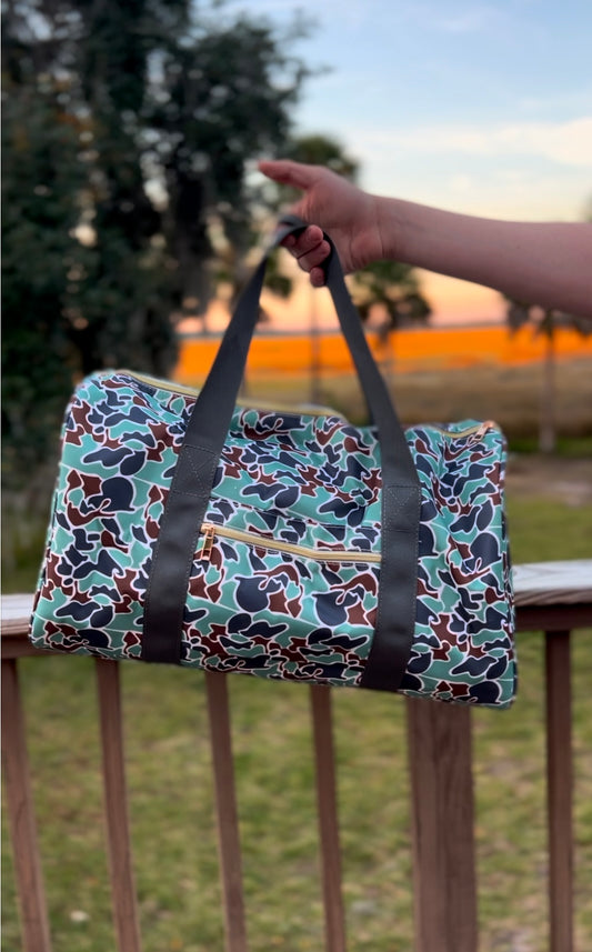 4 Mix Camo Duffle Bag