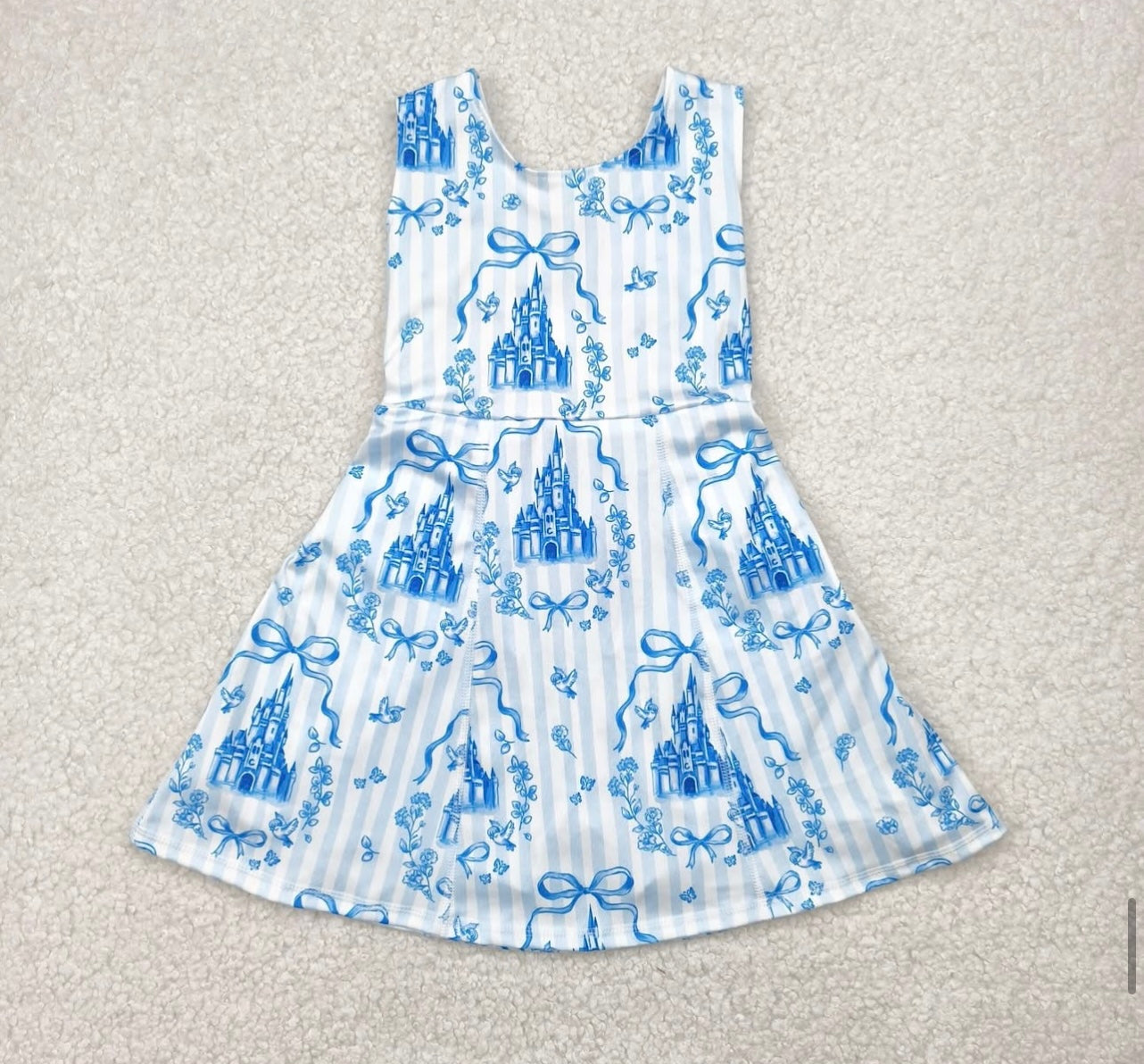 Blue Castle Dress (1-15 days to ship item)