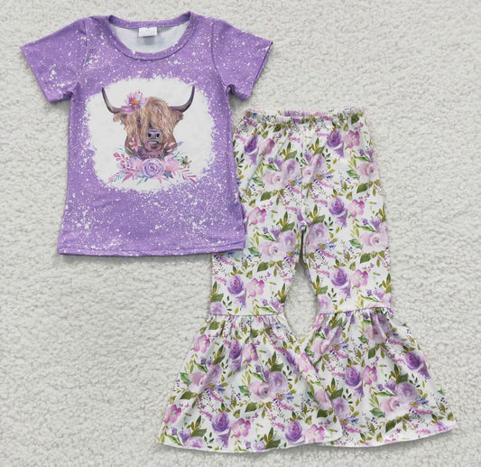Lavander Cow Set