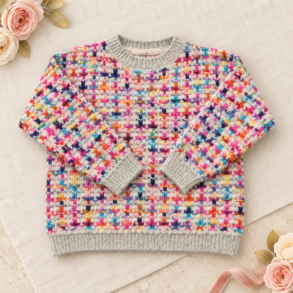 Dolly's Sweater of Many Colors