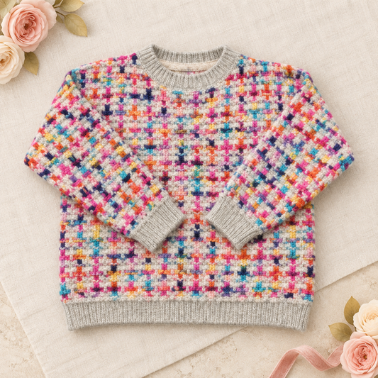 Dolly's Sweater of Many Colors